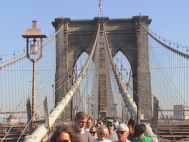 Walking the Brooklyn Bridge